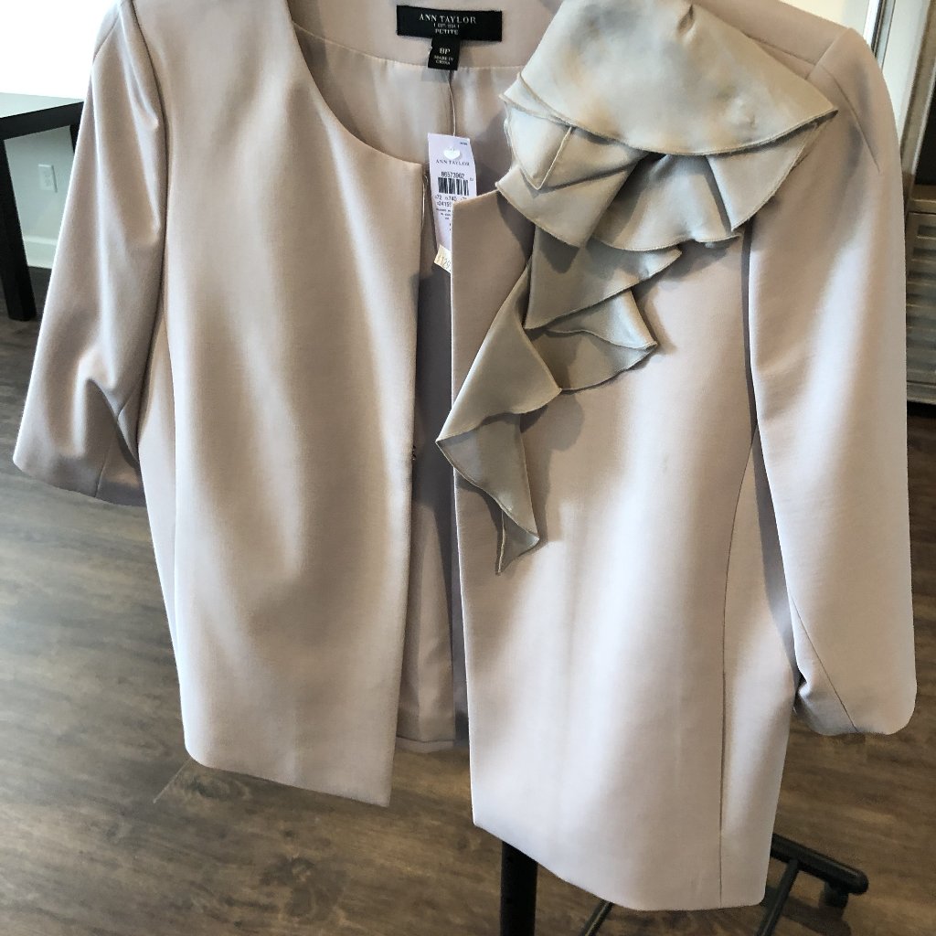 Ann Taylor Beige Blouse Size 8p